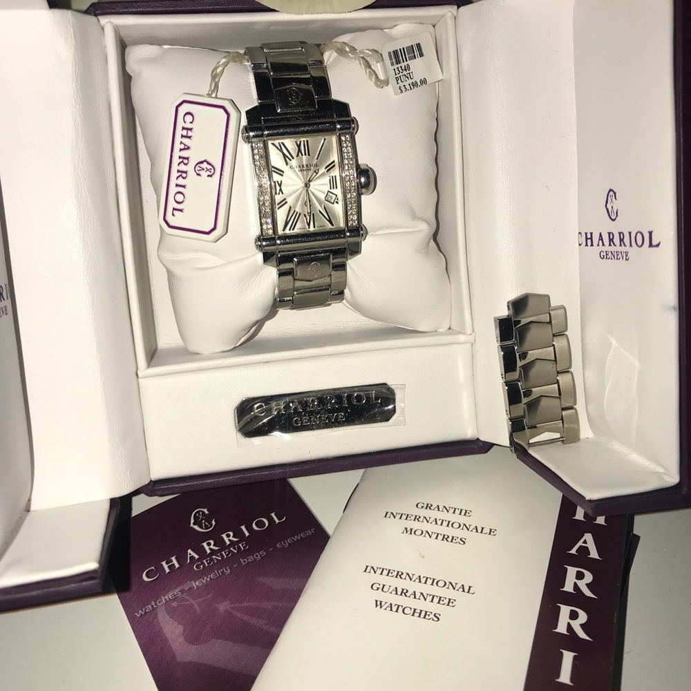 Authentic Charriol diamond women’s watch w/serial#